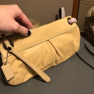Coach Satin Scarf Large Clutch